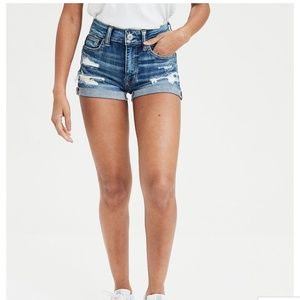 AE Hi-Rise Denim Shorts